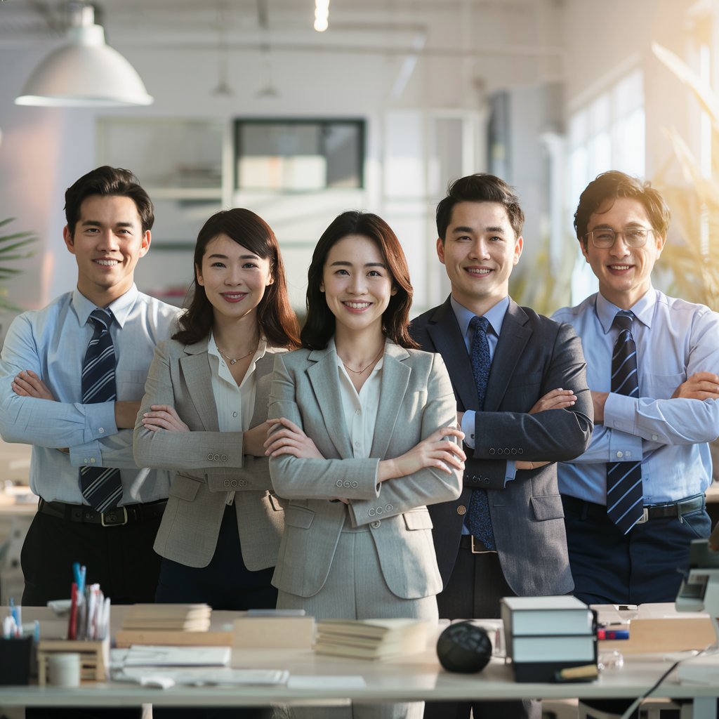 office group photo